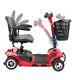 1inchome 4 Wheel Mobility Scooter, Folding Electric Wheelchair