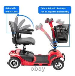 1inchome 4 Wheel Mobility Scooter, Folding Electric Wheelchair