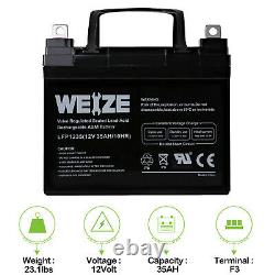 2 Pack UB12350 12V 35Ah Wheelchair Medical Mobility Battery