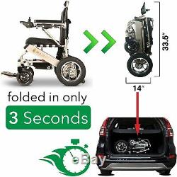 2020 Model Fold and Travel Electric Wheelchair Medical Mobility Aid Power
