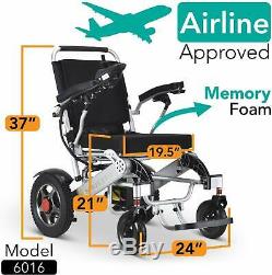 2020 Perfect Travel 19'' Electric Power Wheelchair, Lightweight, Remote Mobility