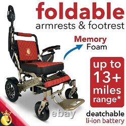 2021 Model Fold & Travel 19'' Electric Power Wheelchair, Lightweight, Remote