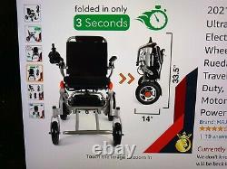2021 New Folding Ultra Lightweight Electric Power Wheelchair