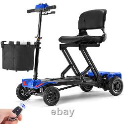 2023 4 Wheels Folding Mobility Scooter Power Wheel Chair Electric Device Travel