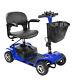 2023 4 Wheels Mobility Scooter Electric Powered Wheelchair Device For Travel New