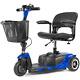 2024 3 Wheel Mobility Scooter Electric Powered Wheelchair Device Travel Seniors