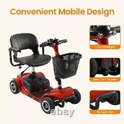 2024 4 Wheel Mobility Scooter Power Folding Travel Electric Wheelchairs Scooter