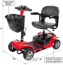 2024 4 Wheel Mobility Scooter Power Folding Travel Electric Wheelchairs Scooter