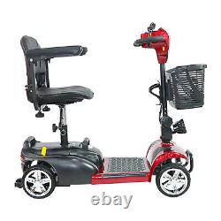 2024 4 Wheels Mobility Scooter Folding Power Wheel Chair Electric Device Compact