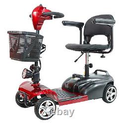 2024 4 Wheels Mobility Scooter Folding Power Wheel Chair Electric Device Compact