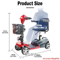 2024 4 Wheels Mobility Scooter Folding Power Wheel Chair Electric Device Compact