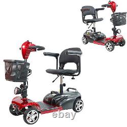 2024 4 Wheels Mobility Scooter Folding Power Wheel Chair Electric Device Compact