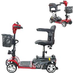 2024 4 Wheels Mobility Scooter Folding Power Wheel Chair Electric Device Compact