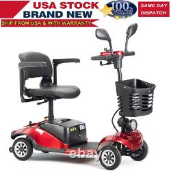 2024 4 Wheels Mobility Scooter Power Wheel Chair Electric Device Compact Updates