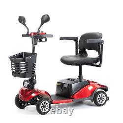 2024 4 Wheels Mobility Scooter Power Wheel Chair Electric Device Compact Updates