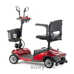 2024 4 Wheels Mobility Scooter Power Wheel Chair Electric Device Compact Updates