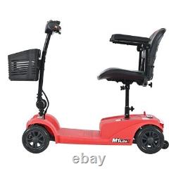 2024 4 Wheels Mobility Scooter Power Wheelchair Folding Electric For Home Travel