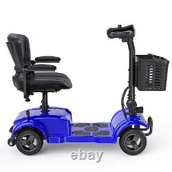 2024 4 Wheels Mobility Scooters Power Wheel Chair Electric Device Compact Mirror