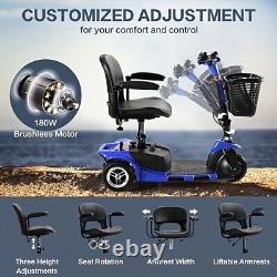 2024 Big 3 Wheels Mobility Scooter Electric Powered Mobile Folding Wheelchairs