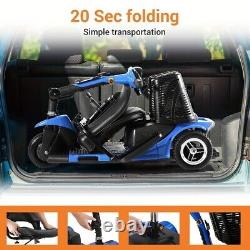 2024 Big 3 Wheels Mobility Scooter Electric Powered Mobile Folding Wheelchairs