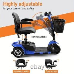 2024 Big 3 Wheels Mobility Scooter Electric Powered Mobile Folding Wheelchairs