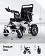 2024 Intelligent Foldable Electric Wheelchair All Terrain Wheelchair Heavy Duty