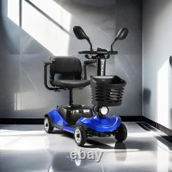 2024 Senior Mobility Scooter Electric Wheelchair Lightweight Heavy Duty Portable