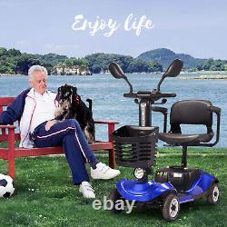 2024 Senior Mobility Scooter Electric Wheelchair Lightweight Heavy Duty Portable