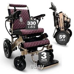 2025 Electric Wheelchair Lightweight All Terrain Fold and Travel