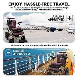 2025 Electric Wheelchair Lightweight All Terrain Fold and Travel