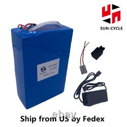 24V 24AH 500W EBIKE Lithium LiFePO4 Battery Charger Electric Wheelchairs Scooter