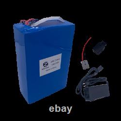 24V 24AH LiFePO4 Ebike Battery Lithium 5A Charger Electric Scooters Wheelchairs