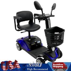 24V 4 Wheels Elderly Seniors Electric Mobility Scooter Powered Wheelchair