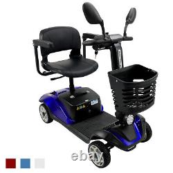 24V 4 Wheels Elderly Seniors Electric Mobility Scooter Powered Wheelchair