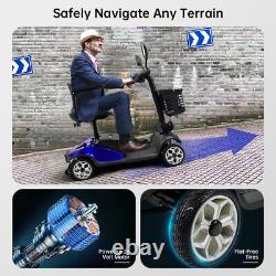 24V 4 Wheels Elderly Seniors Electric Mobility Scooter Powered Wheelchair T5