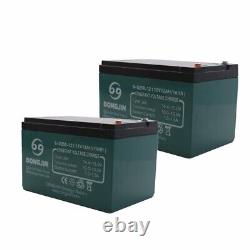 24V Charger 12V 12Ah 6-DZM-12 Battery Kit For Wheelchair Electric Scooter Bike