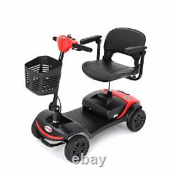 24VX300W Motor 12Ah 4 Wheel Electric Powered Wheelchair Compact Mobility Scooter