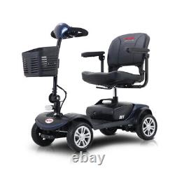 265lb 4 Wheels Mobility Scooter Power Travel Wheel Chair Electric Device Compact