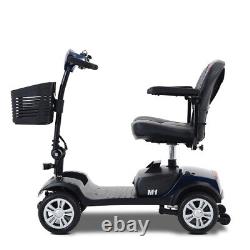 265lb 4 Wheels Mobility Scooter Power Travel Wheel Chair Electric Device Compact