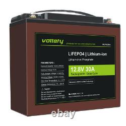 2PK 12V 30AH LiFePO4 Battery Replace Electric Wheelchair 12v sla 33AH/34AH/35AH