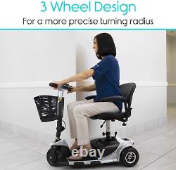 3-Wheel Adult Electric Mobility Scooter Mobile Wheelchair Folding Long Range New
