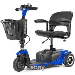 3 Wheel Folding Mobility Scooter Power Wheel Chair Electric Device Compact Adult