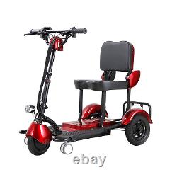 3 Wheel Mobility Scooter Electric Powered Mobile Folding Wheelchair Device Adult