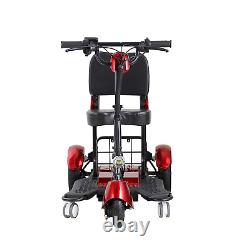 3 Wheel Mobility Scooter Electric Powered Mobile Folding Wheelchair Device Adult