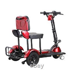 3 Wheel Mobility Scooter Electric Powered Mobile Folding Wheelchair Device Adult