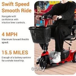 3 Wheel Mobility Scooter Electric Powered Mobile Folding Wheelchair For Adult