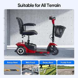 3 Wheel Mobility Scooter Electric Powered Mobile Folding Wheelchair For Adult