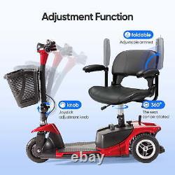 3 Wheel Mobility Scooter Electric Powered Mobile Folding Wheelchair For Adult