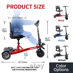 3 Wheel Mobility Scooter Electric Powered Mobile Folding Wheelchair For Adult Ai