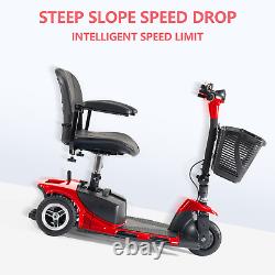 3 Wheel Mobility Scooter Electric Powered Mobile Folding Wheelchairs Device